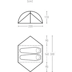 BACH Guam 2 - Zwei-Personen-Kuppelzelt -Zeltzubehör Verkaufsladen bach guam 2 zwei personen kuppelzelt willow bough green bac 282973 7010 222 4