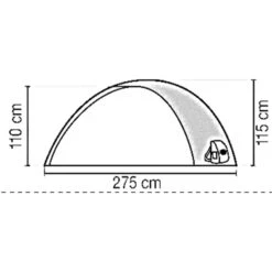 Coleman Darwin 3 Personen - Kuppelzelt -Zeltzubehör Verkaufsladen coleman darwin 3 personen kuppelzelt grey rl 169859 1
