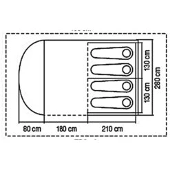 Coleman Oak Canyon 4 Personen - Familienzelt -Zeltzubehör Verkaufsladen coleman oak canyon 4 personen familienzelt rl 169955 2