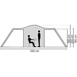 Coleman Ridgeline Plus 6 Personen - Familienzelt -Zeltzubehör Verkaufsladen coleman ridgeline plus 6 personen familienzelt rl 169760 2