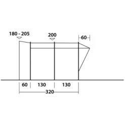 Easy Camp Wimberly - Busvorzelt -Zeltzubehör Verkaufsladen easy camp wimberly busvorzelt grey rl 154107 2