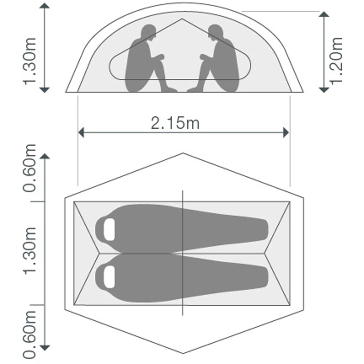 EXPED Lyra II - 2-Personen-Zelt 7 EXPED Lyra II - 2-Personen-Zelt – Bild 5