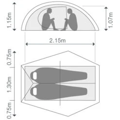 EXPED Mira II HL - Leichtes 2-Personen-Zelt -Zeltzubehör Verkaufsladen exped mira ii hl leichtes 2 personen zelt ep 7640445457170 0