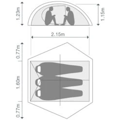 EXPED Mira III HL - Leichtes 3-Personen-Zelt -Zeltzubehör Verkaufsladen exped mira iii hl leichtes 3 personen zelt ep 7640445457200 0