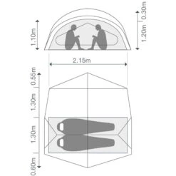 EXPED Outer Space II - 2-Personen-Zelt -Zeltzubehör Verkaufsladen exped outer space ii 2 personen zelt ep 7640445457316 1