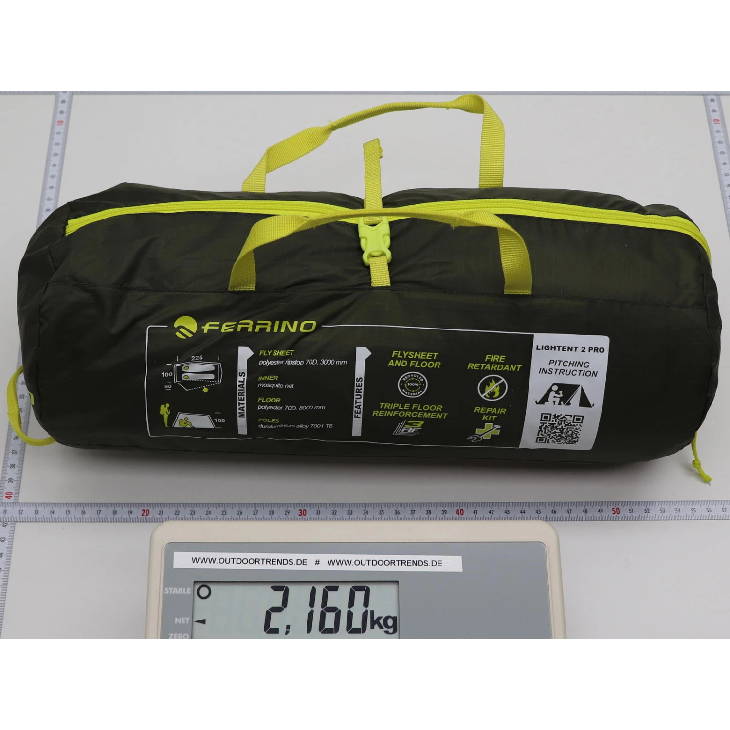 Ferrino Lightent 2 Pro - 2 Personen Zelt 12 Ferrino Lightent 2 Pro - 2 Personen Zelt – Bild 10