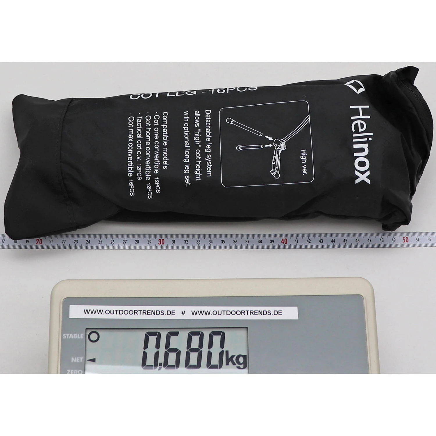 Helinox Cot Leg 16pcs - Erhöhung 5 Helinox Cot Leg 16pcs - Erhöhung – Bild 3