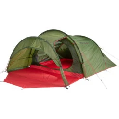 HIGH PEAK Goshawk 4 - Vier-Personen-Tunnel-Zelt -Zeltzubehör Verkaufsladen high peak goshawk 4 vier personen tunnel zelt pesto red hip 10307 9