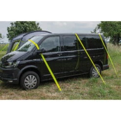 HIGH PEAK Trentino 2.0 - Busvorzelt -Zeltzubehör Verkaufsladen high peak trentino 2 0 busvorzelt hellgrau dunkelgrau lime hip 14158 10