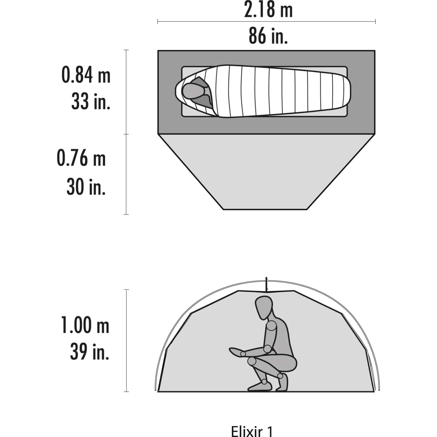 MSR Elixir 1 - Ein-Personen-Zelt 8 MSR Elixir 1 - Ein-Personen-Zelt – Bild 6
