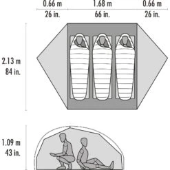 MSR FreeLite 3 V3 - 3 Personen Zelt 17 MSR FreeLite 3 V3 - 3 Personen Zelt -Zeltzubehör Verkaufsladen msr freelite 3 v3 personen zelt green cd 11516 15