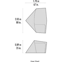 MSR Gear Shed V2 - Vorzelt -Zeltzubehör Verkaufsladen msr gear shed v2 vorzelt cd 10334 4