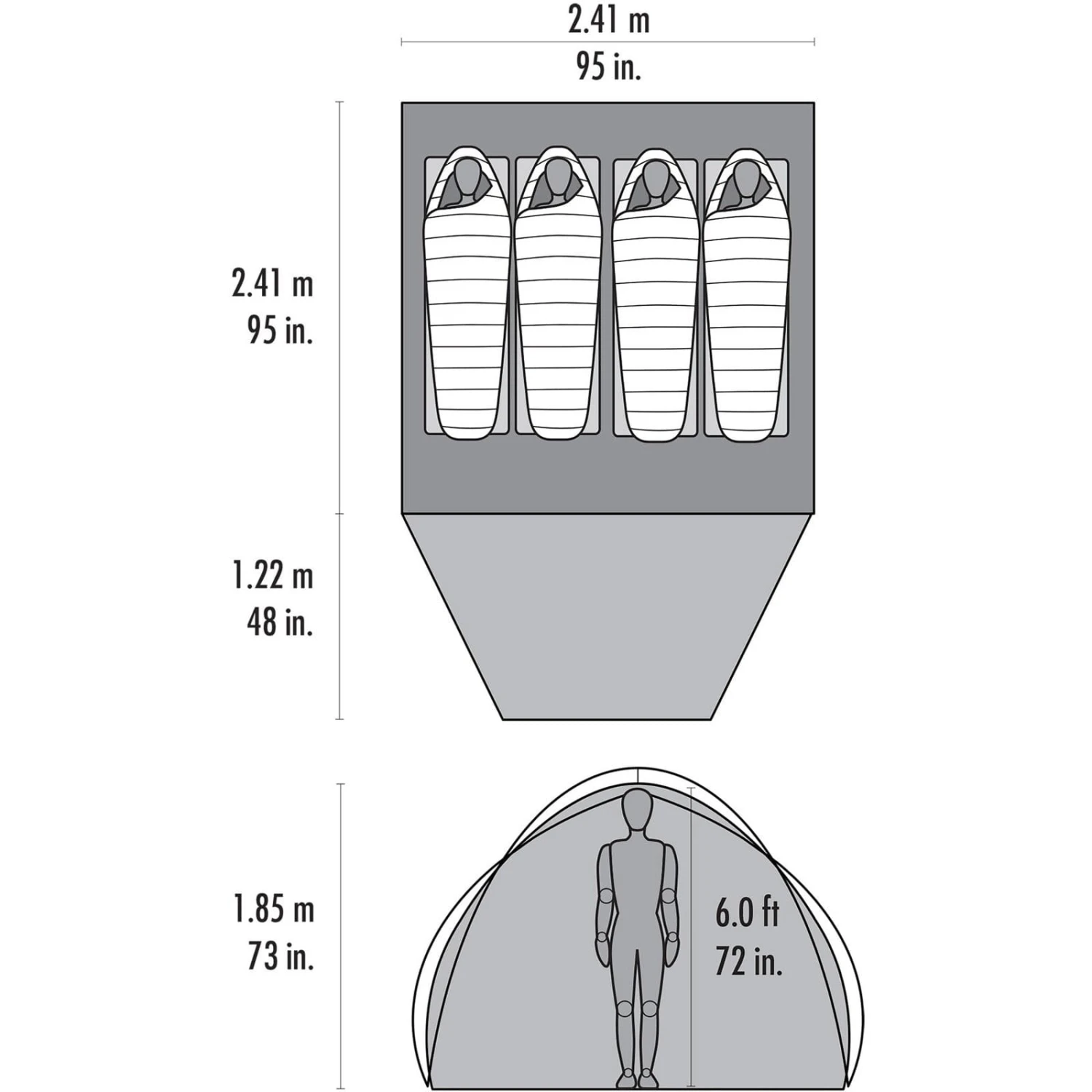 MSR Habitude 4 - Familienzelt 8 MSR Habitude 4 - Familienzelt – Bild 6