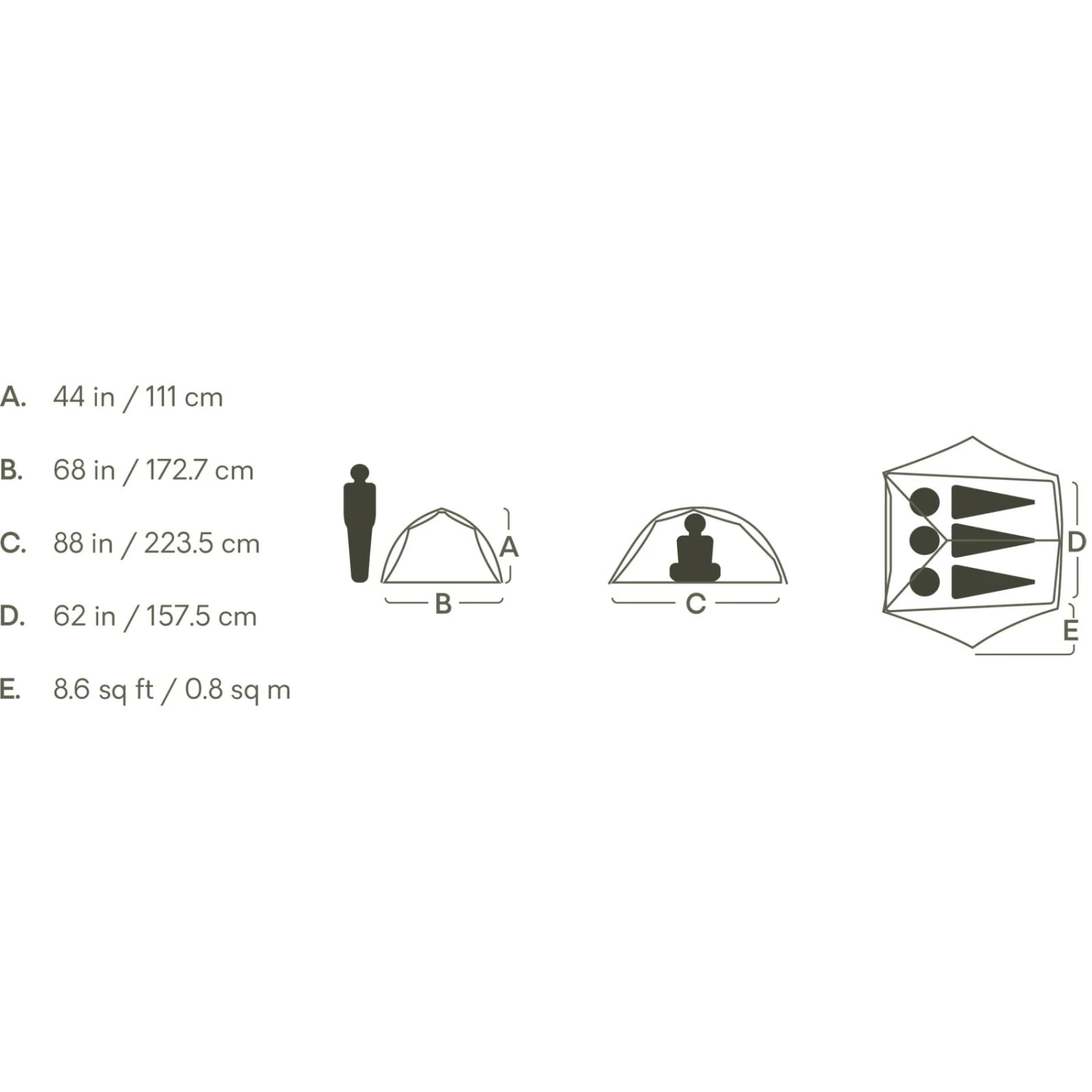 NEMO Hornet OSMO 3P - 3-Seasons Zelt 5 NEMO Hornet OSMO 3P - 3-Seasons Zelt – Bild 3