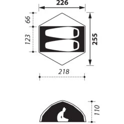 NOMAD Jade 2 Premium - Kuppelzelt 11 NOMAD Jade 2 Premium - Kuppelzelt -Zeltzubehör Verkaufsladen nomad jade 2 premium kuppelzelt titanium blue nom tojap2k3gt02722 6