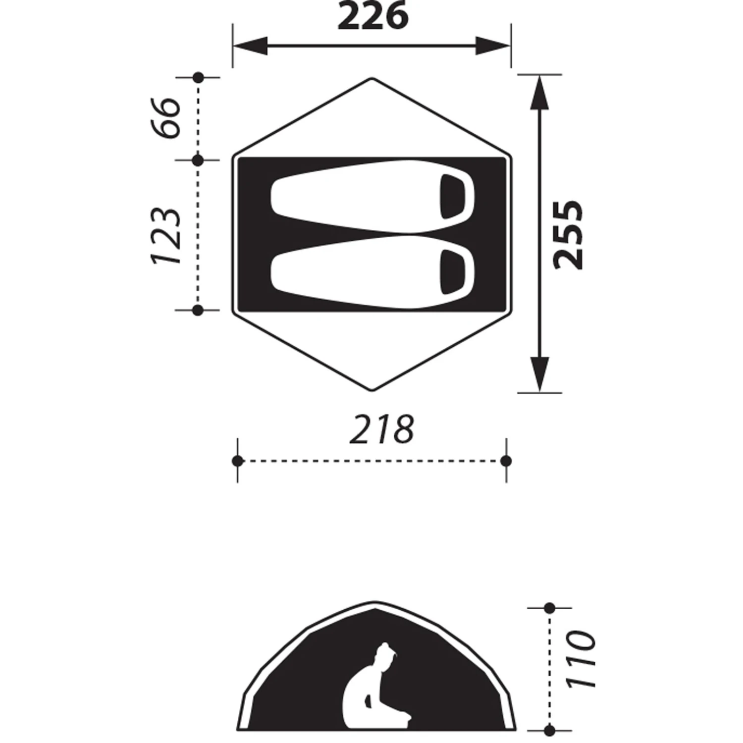 NOMAD Jade 2 Premium - Kuppelzelt 4 NOMAD Jade 2 Premium - Kuppelzelt – Bild 2
