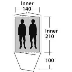 Outwell Cloud 2 - Zwei-Personen-Zelt 14 Outwell Cloud 2 - Zwei-Personen-Zelt -Zeltzubehör Verkaufsladen outwell cloud 2 zwei personen zelt green grey rl 150174 1