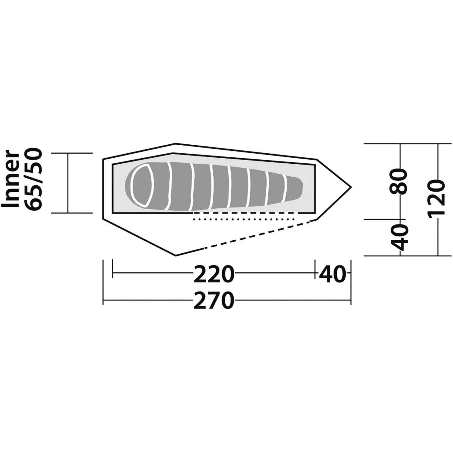 Robens Arrow Head - 1 Personen Zelt 6 Robens Arrow Head - 1 Personen Zelt – Bild 4