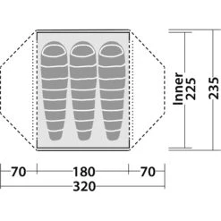 Robens Lodge 3 - Drei-Personen-Kuppelzelt 11 Robens Lodge 3 - Drei-Personen-Kuppelzelt -Zeltzubehör Verkaufsladen robens lodge 3 drei personen kuppelzelt green rl 152008 3
