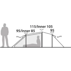 Robens Nordic Lynx 3 - Drei-Personen-Tunnelzelt -Zeltzubehör Verkaufsladen robens nordic lynx 3 drei personen tunnelzelt green rl 152178 15