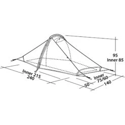 Robens Starlight 1 - Zelt -Zeltzubehör Verkaufsladen robens starlight 1 zelt green rl 152087 2
