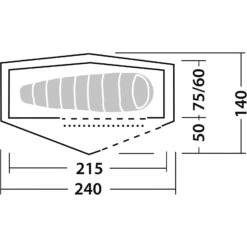 Robens Starlight 1 - Zelt -Zeltzubehör Verkaufsladen robens starlight 1 zelt green rl 152087 3