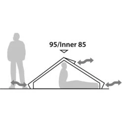 Robens Starlight 1 - Zelt -Zeltzubehör Verkaufsladen robens starlight 1 zelt green rl 152087 4