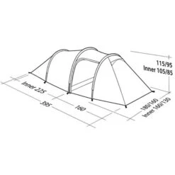 Robens Voyager 3EX - Drei-Personen-Tunnelzelt 10 Robens Voyager 3EX - Drei-Personen-Tunnelzelt -Zeltzubehör Verkaufsladen robens voyager 3ex drei personen tunnelzelt green rl 152011 1