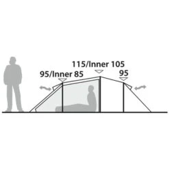 Robens Voyager 3EX - Drei-Personen-Tunnelzelt 12 Robens Voyager 3EX - Drei-Personen-Tunnelzelt -Zeltzubehör Verkaufsladen robens voyager 3ex drei personen tunnelzelt green rl 152011 3