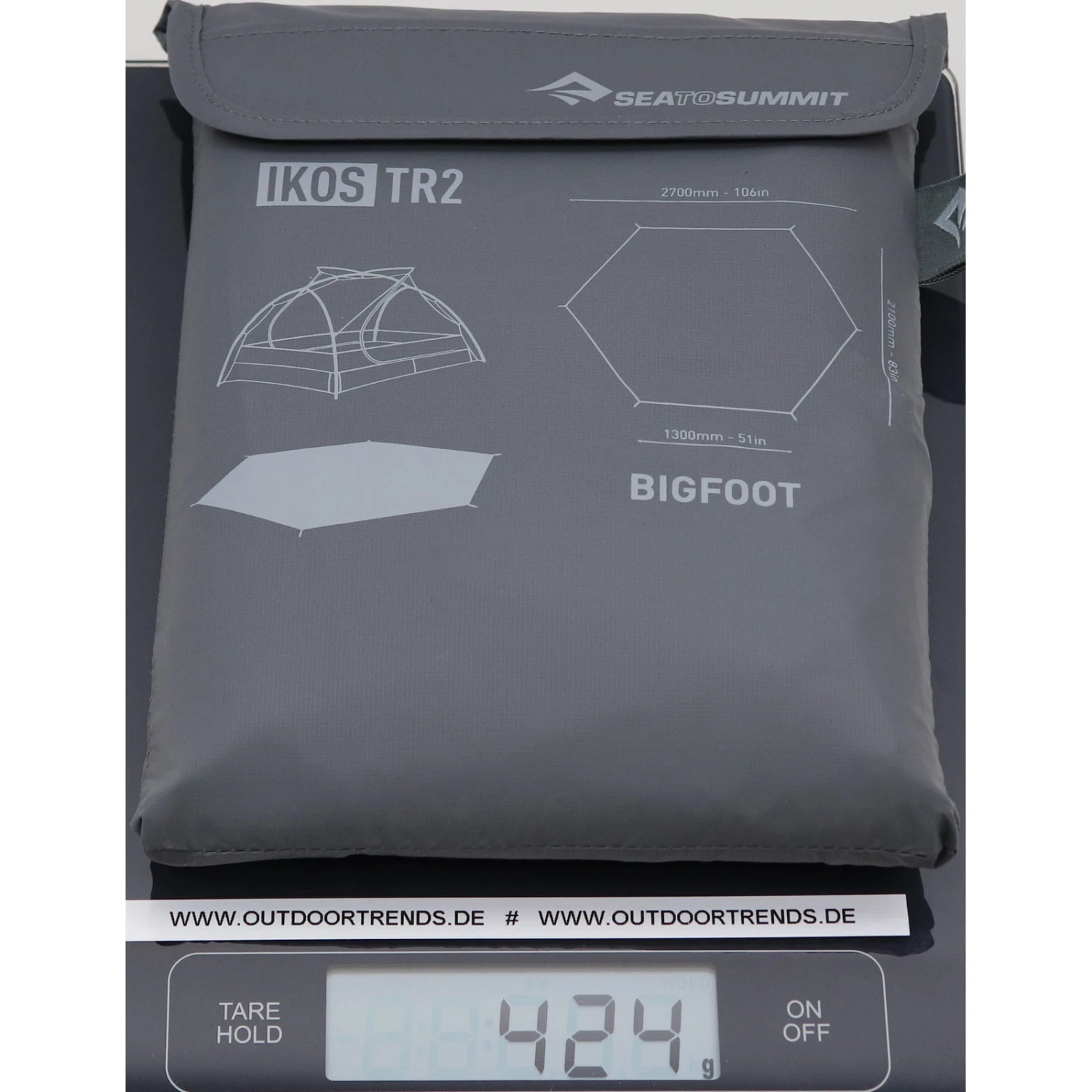 Sea To Summit Bigfoot Footprint Ikos TR2 - Zeltunterlage 4 Sea To Summit Bigfoot Footprint Ikos TR2 - Zeltunterlage – Bild 2