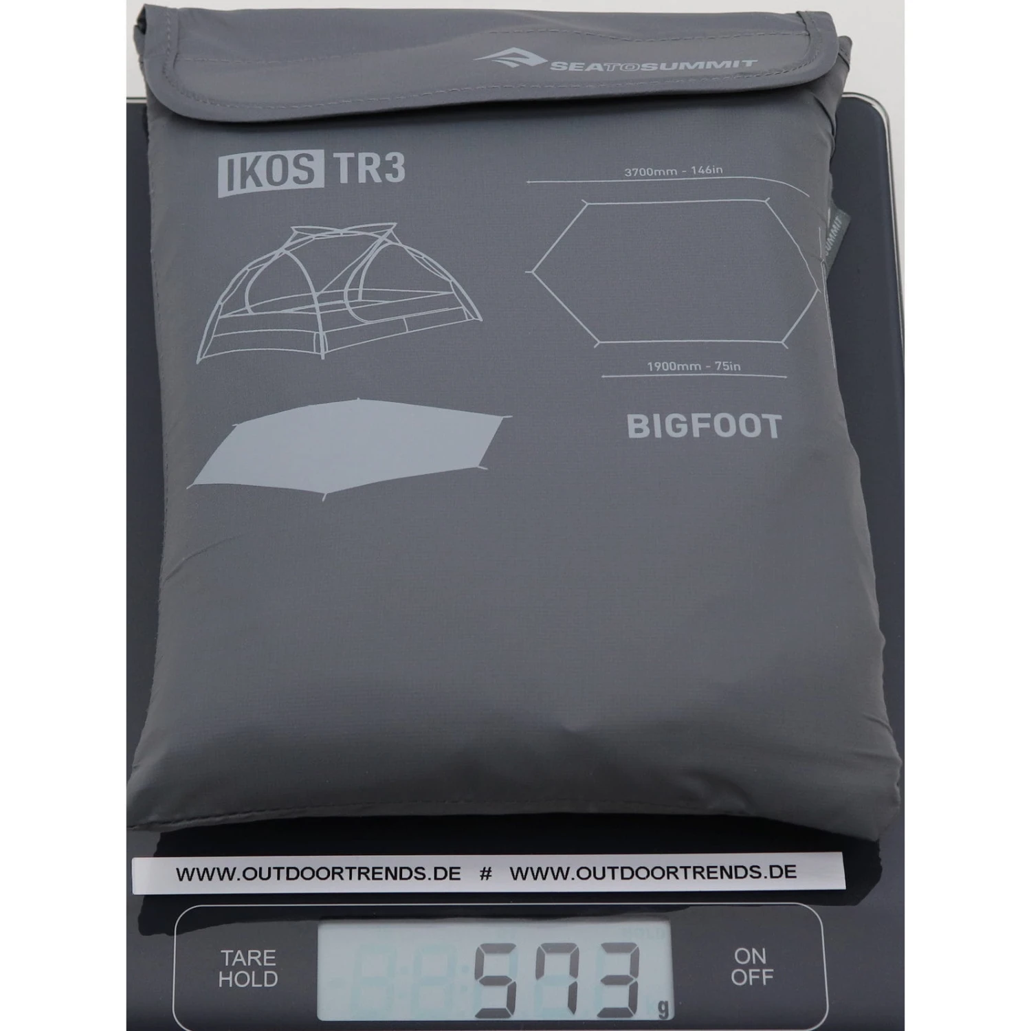 Sea To Summit Bigfoot Footprint Ikos TR3 - Zeltunterlage 4 Sea To Summit Bigfoot Footprint Ikos TR3 - Zeltunterlage – Bild 2