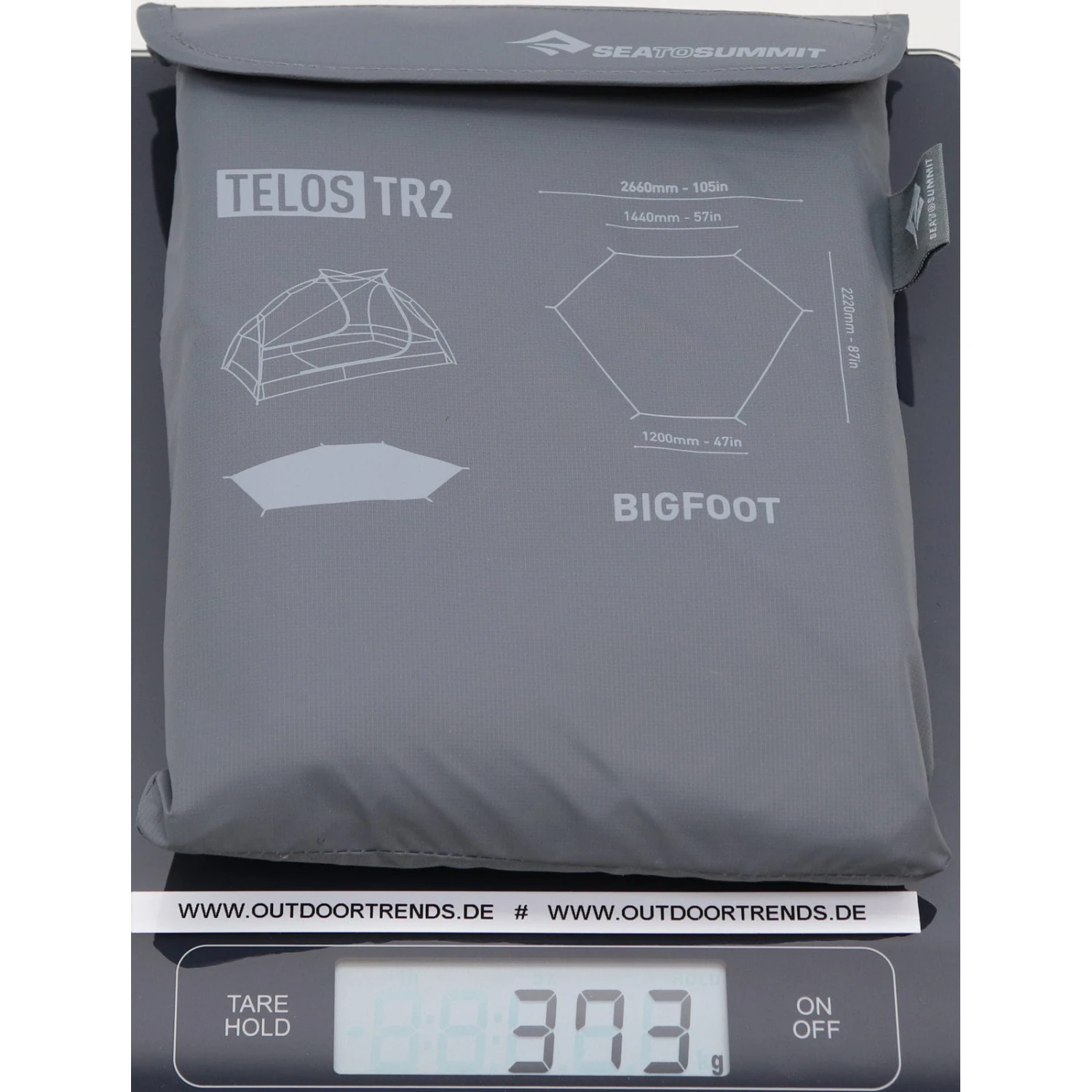 Sea To Summit Bigfoot Footprint Telos TR2 + Telos TR2 Plus - Zeltunterlage 5 Sea To Summit Bigfoot Footprint Telos TR2 + Telos TR2 Plus - Zeltunterlage – Bild 3