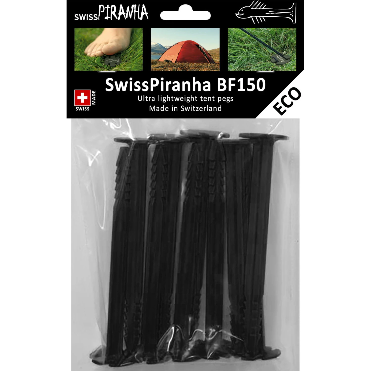 SwissPiranha BF150 - Zeltheringe 4 SwissPiranha BF150 - Zeltheringe – Bild 2