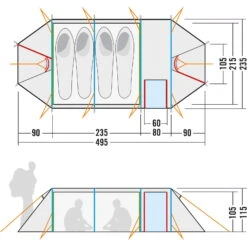 Tatonka Alaska 4 PU - Familien-Zelt -Zeltzubehör Verkaufsladen tatonka alaska 4 pu familien zelt tat 2459 208 12