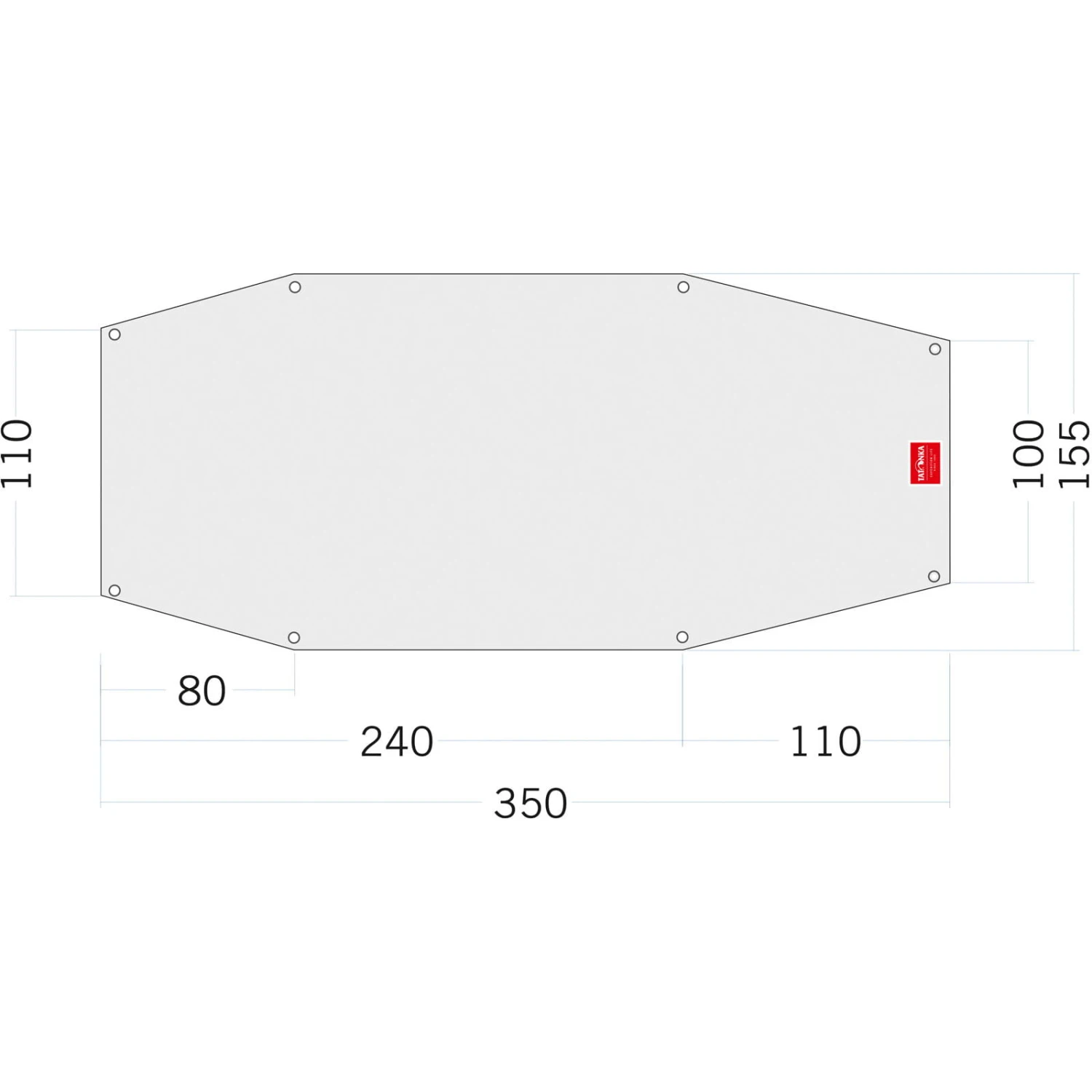 Tatonka Floor Sheet PE Arctis 2 - Zeltunterlage 3 Tatonka Floor Sheet PE Arctis 2 - Zeltunterlage