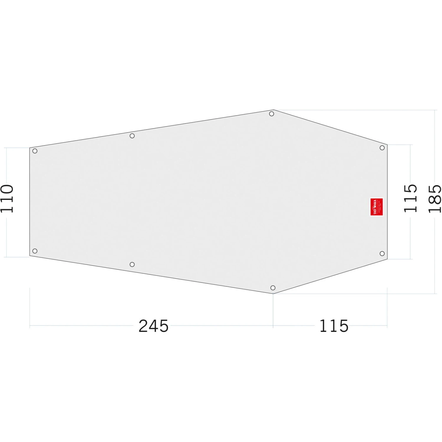 Tatonka Floor Sheet PE Narvik 3 - Zeltunterlage 3 Tatonka Floor Sheet PE Narvik 3 - Zeltunterlage