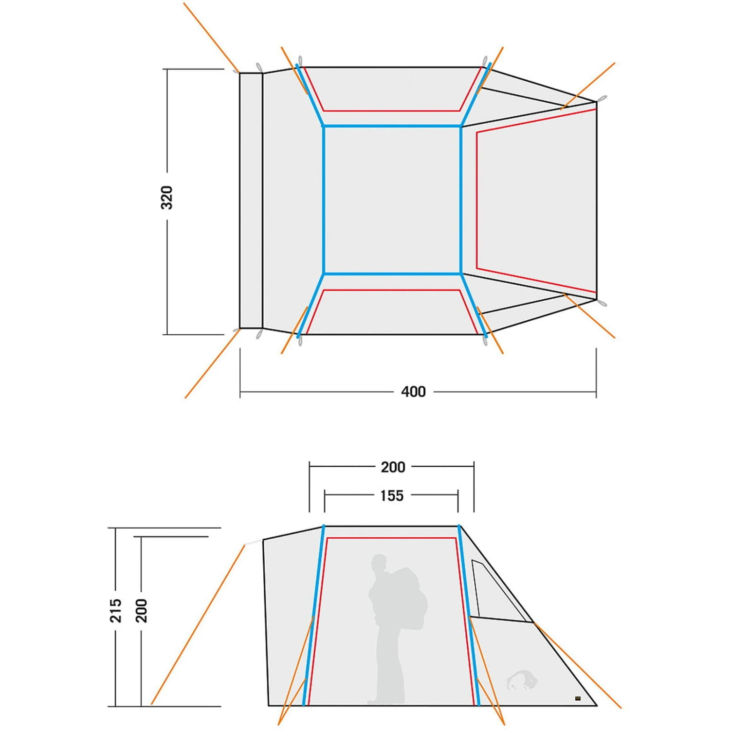 Tatonka Van Camp - Busvorzelt 4 Tatonka Van Camp - Busvorzelt – Bild 2