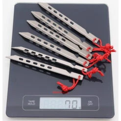 VARGO Titanium Ascent Tent Stake - Titanium Heringe 5 VARGO Titanium Ascent Tent Stake - Titanium Heringe -Zeltzubehör Verkaufsladen vargo titanium ascent tent stake heringe rl 050037 1