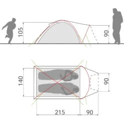 VAUDE Campo Compact XT 2P - Zwei-Personen-Zelt -Zeltzubehör Verkaufsladen vaude campo compact xt 2p zwei personen zelt vau 14221 1700 6