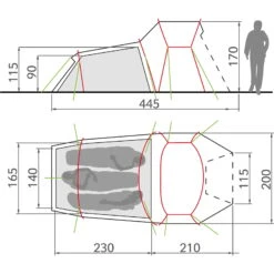 VAUDE Chapel L XT 3P - 3-Seasons Zelt 13 VAUDE Chapel L XT 3P - 3-Seasons Zelt -Zeltzubehör Verkaufsladen vaude chapel l xt 3p vau 12823 4510 5