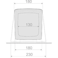 VAUDE Drive Van Trunk - Heckzelt -Zeltzubehör Verkaufsladen vaude drive van trunk heckzelt linen vau 15473 7810 3