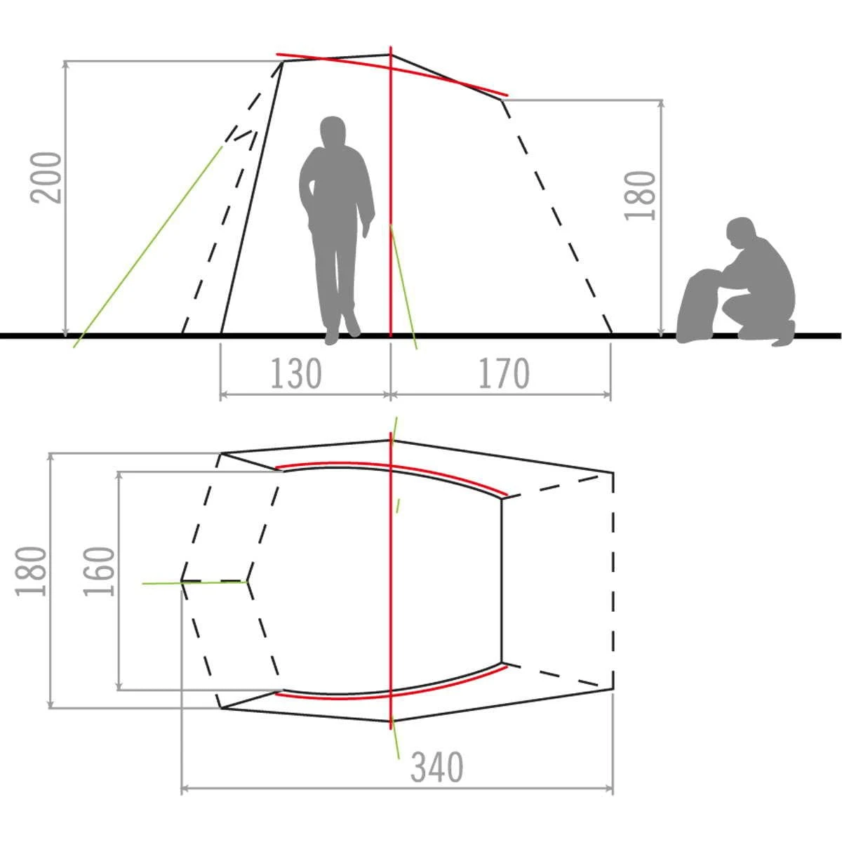 VAUDE Drive Wing Autovorzelt 4 VAUDE Drive Wing Autovorzelt – Bild 2