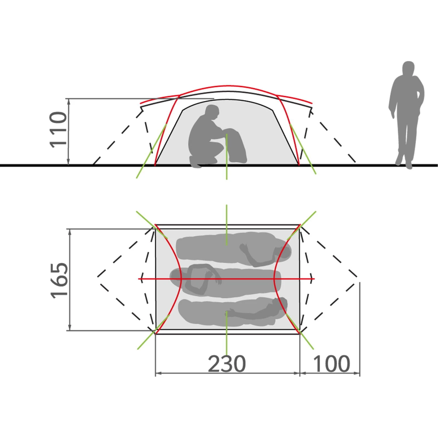 VAUDE Mark L 3P - 3-Saison-Zelt 8 VAUDE Mark L 3P - 3-Saison-Zelt – Bild 6