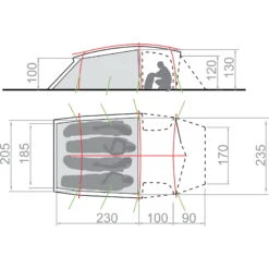 VAUDE Mark XT 4P - Expeditionszelt 6 VAUDE Mark XT 4P - Expeditionszelt -Zeltzubehör Verkaufsladen vaude mark xt 4p expeditionszelt green vau 14214 4000 1