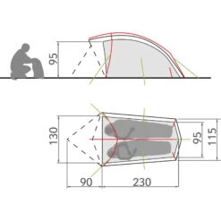VAUDE Taurus 2P - Zwei-Personen-Zelt 9 VAUDE Taurus 2P - Zwei-Personen-Zelt -Zeltzubehör Verkaufsladen vaude taurus 2p zwei personen zelt 11498 4590 7
