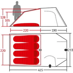 Wechsel Intrepid 4 - Travel Line -Zeltzubehör Verkaufsladen wechsel intrepid 4 travel line oak wec 231068 0