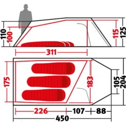 Wechsel Tempest 3 Zero-G - 3-Personen-Zelt 19 Wechsel Tempest 3 Zero-G - 3-Personen-Zelt -Zeltzubehör Verkaufsladen wechsel tempest 3 zero g personen zelt green wec 231052 2